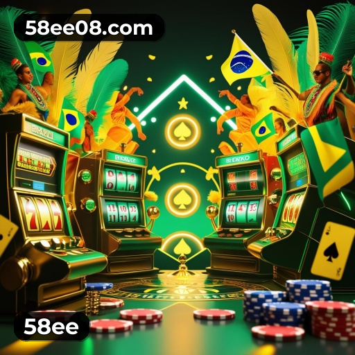 Imagem ilustrativa de promoções de cassino com slot machine, moedas e prêmios